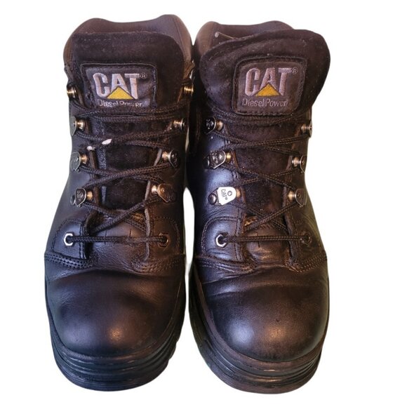 Caterpillar Deisel Power Boots black boots size 9.5 - Picture 1 of 12